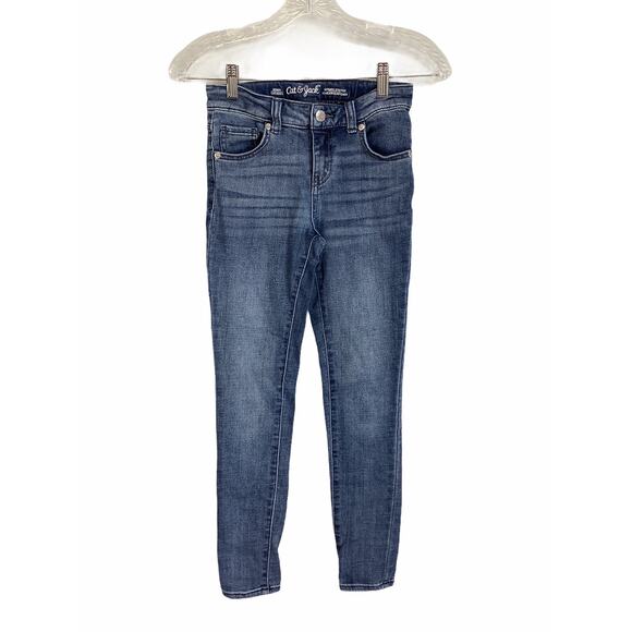 Cat & Jack Ultimate Stretch Denim Skinny Jeans 12 - Picture 2 of 6